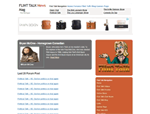 Tablet Screenshot of flinttalk.com